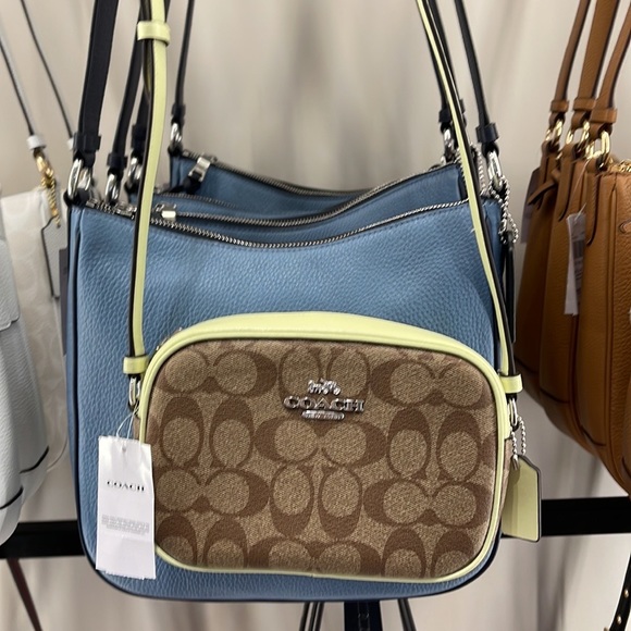 Coach Mini Jamie Camera Bag In Signature Canvas
SV/Khaki/Pale Lime - Picture 8 of 16